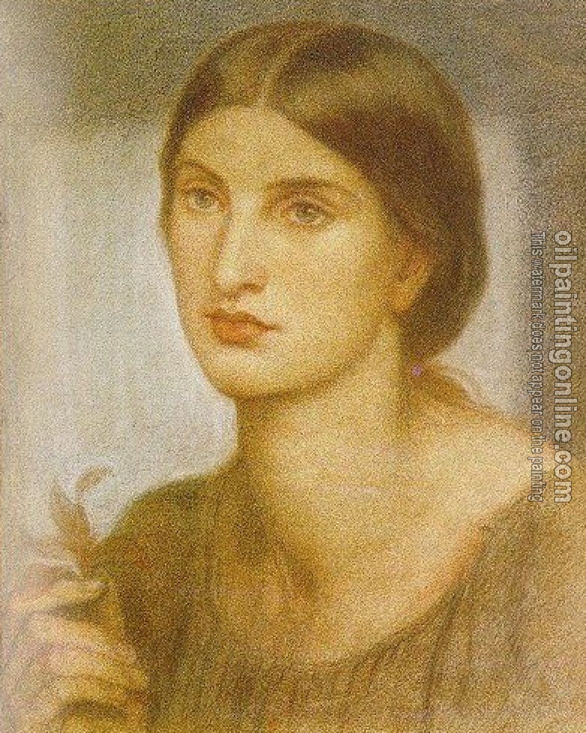 Rossetti, Dante Gabriel - Study of a Girl